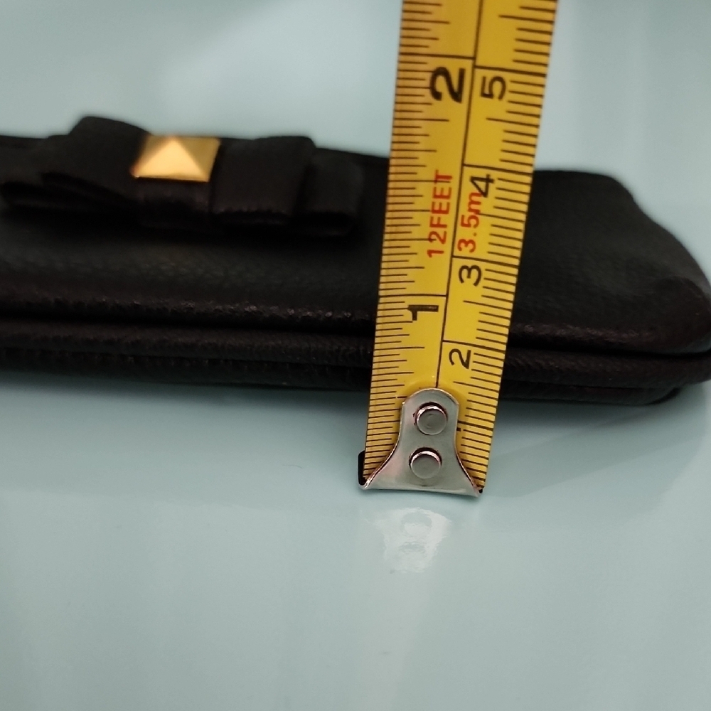 Lord & Taylor Cosmetic Pouch with Gold Accent - Picture 6 of 6